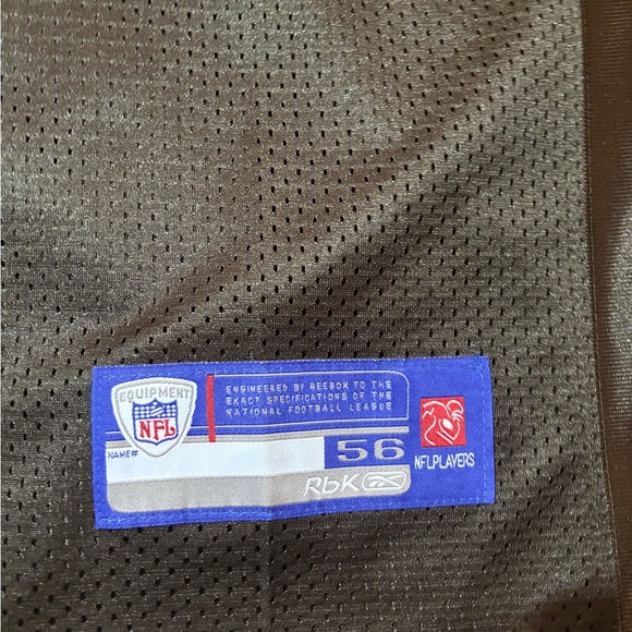 Reebok Cleveland Browns Brady Quinn NFL Equipment Jersey Men's Size 56 - Picture 2 of 6